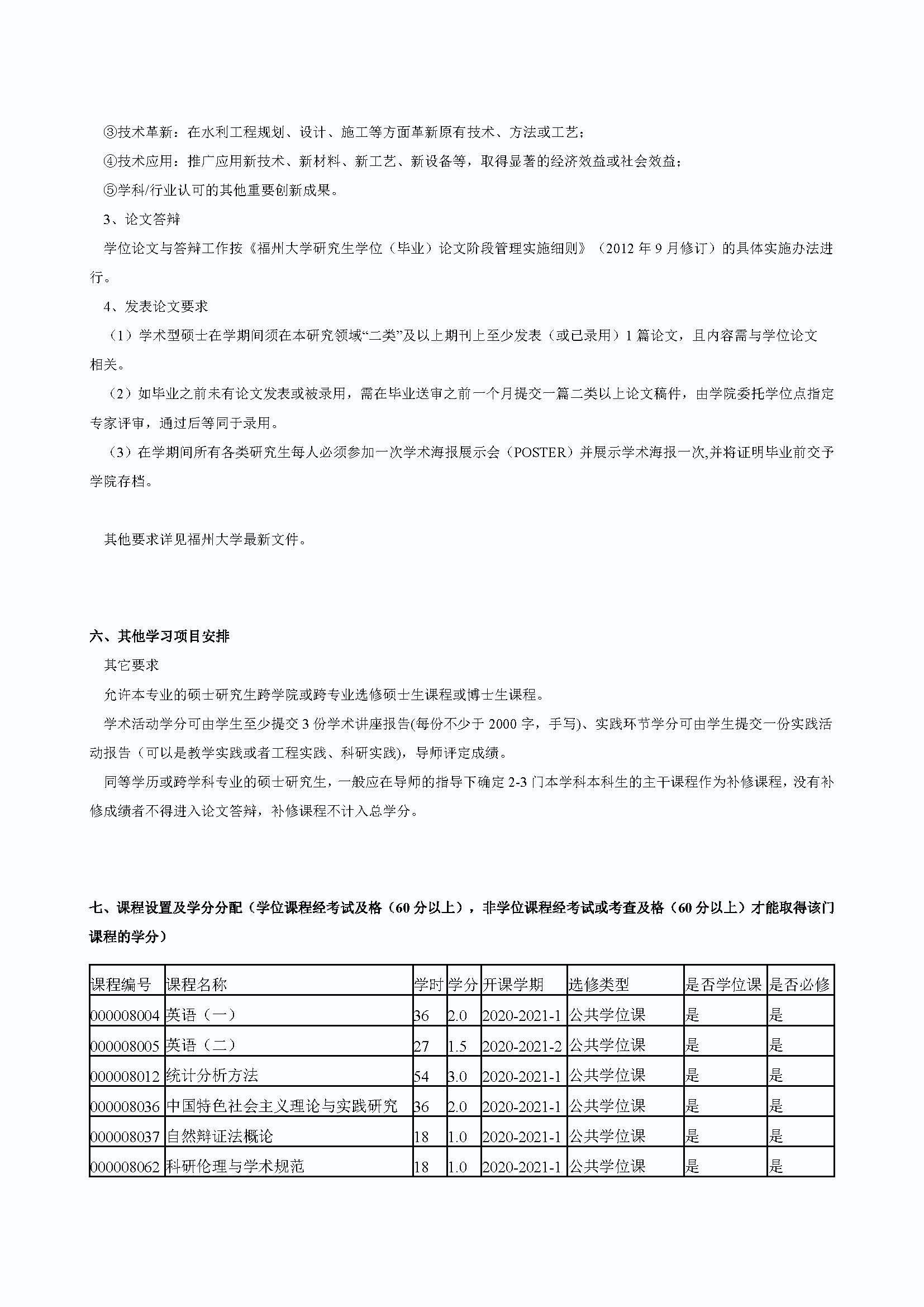 福州大学2020级防灾减灾工程及防护工程专业培养方案_页面_3